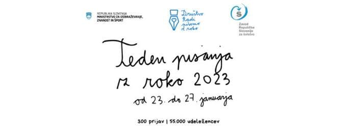 Teden pisanja z roko